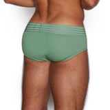 Hard//Core Fly Front Brief Gibson Green