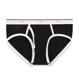 Throwback Fly Front Brief Black