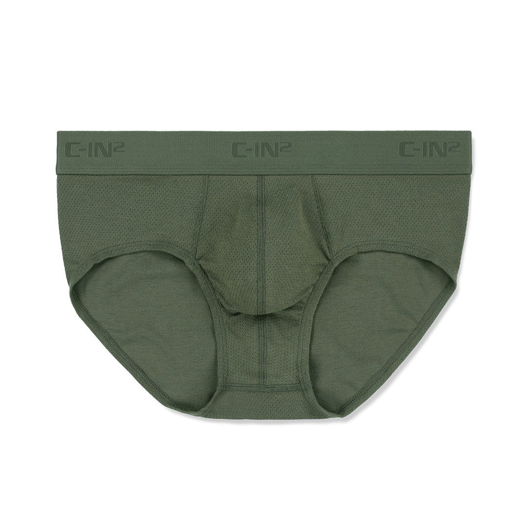 Active Mid Rise Brief Olan Olive - C - IN2 New York