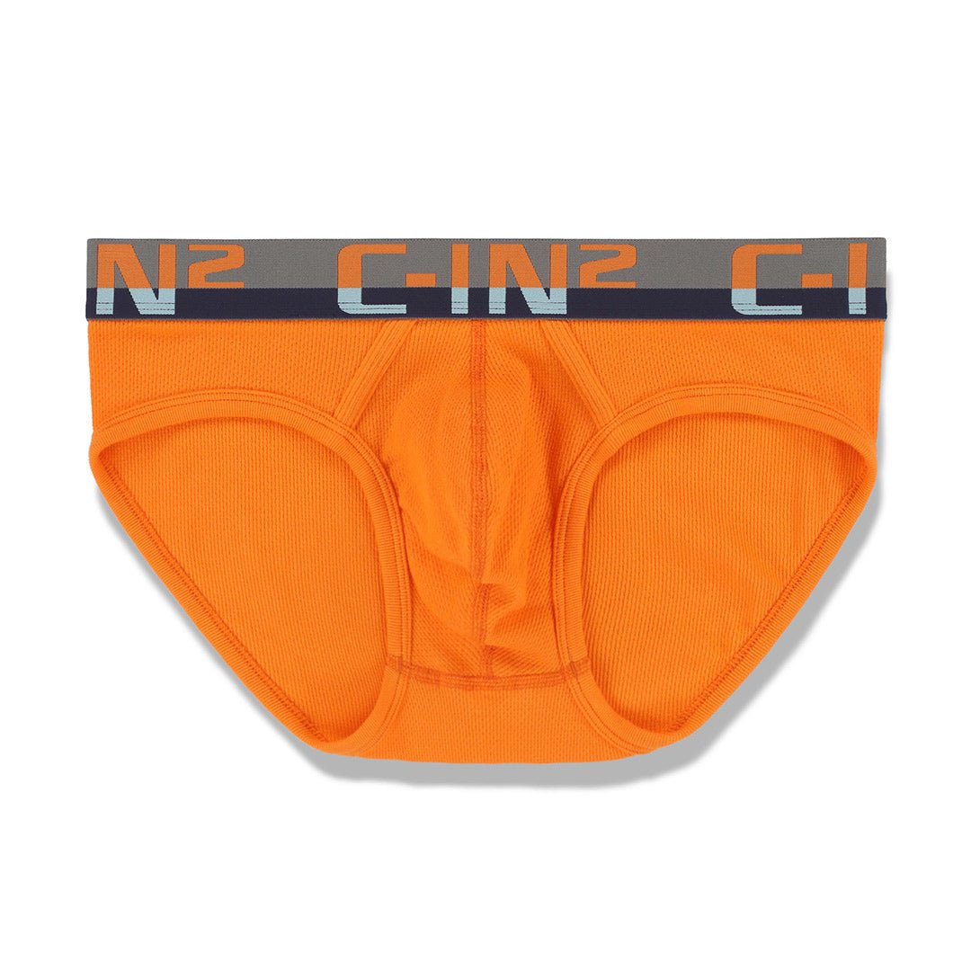 C - Theory Low Rise Brief Oscar Orange - C - IN2 New York