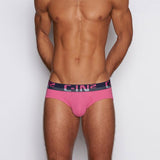 C - Theory Low Rise Brief Plato Pink - C - IN2 New York