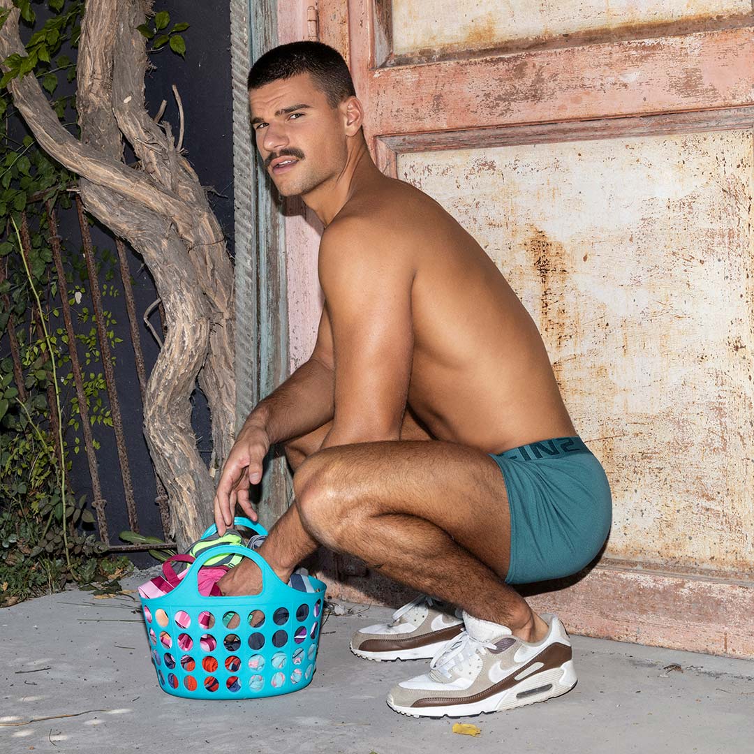 Core Mid Rise Boxer Brief Lagoon Blue - C - IN2 New York