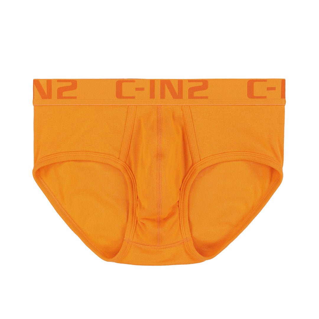 Core Mid Rise Brief Turmeric Orange - C - IN2 New York
