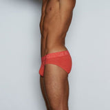 Hand Me Down Low Rise Brief Remi Red Heather - C - IN2 New York