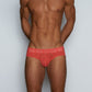 Hand Me Down Low Rise Brief Remi Red Heather - C - IN2 New York