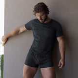 Hand Me Down Runner Boxer Coal Heather - C - IN2 New York