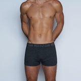 Hand Me Down Runner Boxer Coal Heather - C - IN2 New York