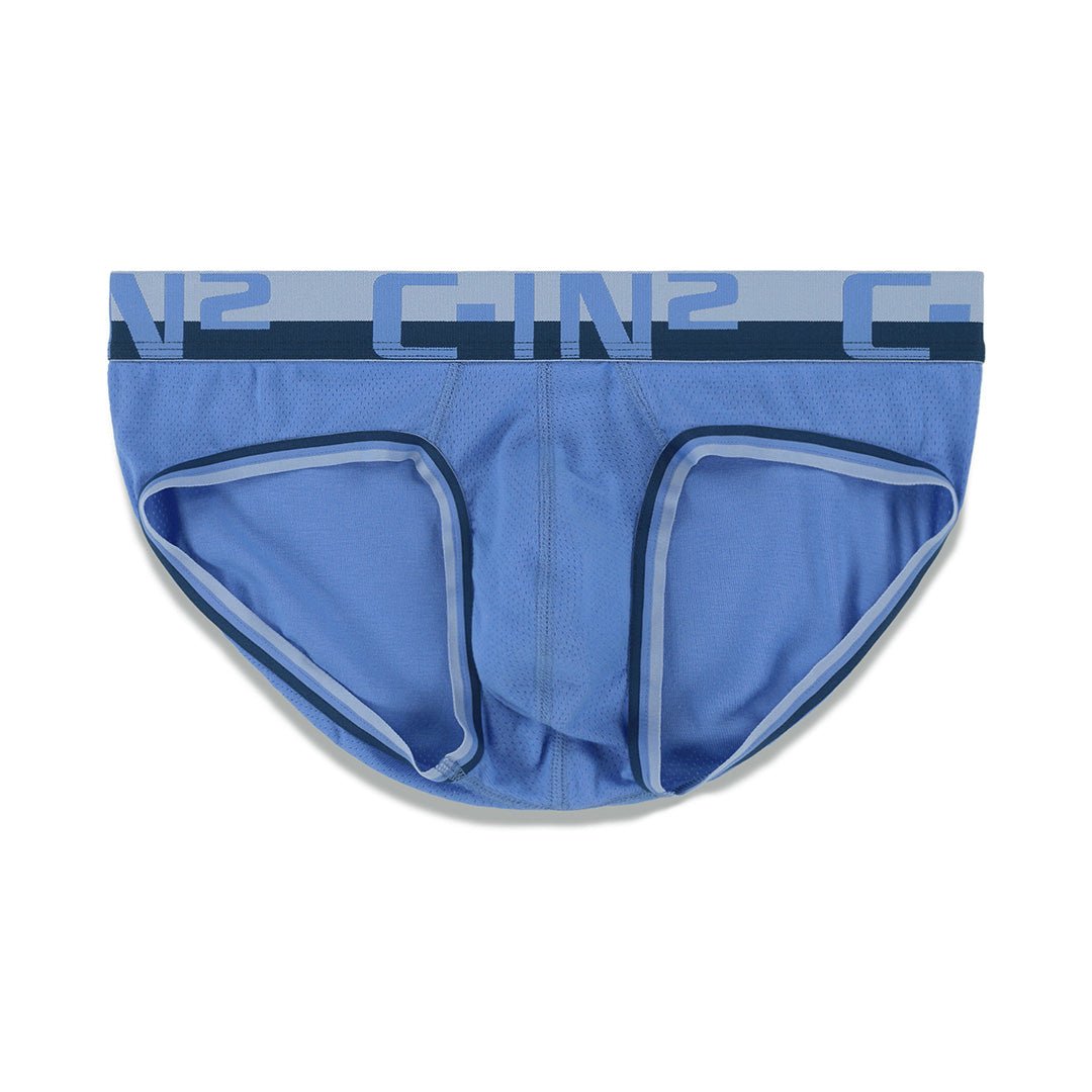 Mesh Low Rise Brief Baldwin Blue - C - IN2 New York