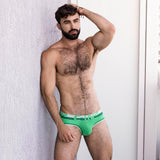 Mesh Low Rise Brief Galileo Green - C - IN2 New York