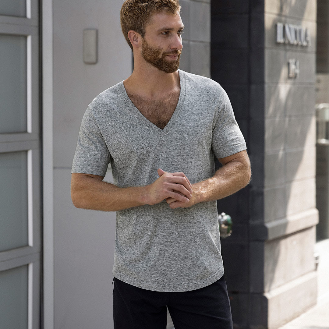 C-IN2 Perfect Pima S/S T-Shirt - Grey Heather – C-IN2 New York