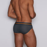 Scrimmage Low Rise Brief Channing Charcoal - C - IN2 New York