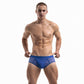 Sheer Fly Front Brief Bari Blue - C - IN2 New York