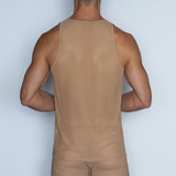 Sheer Relaxed Tank Nix Nude - C - IN2 New York