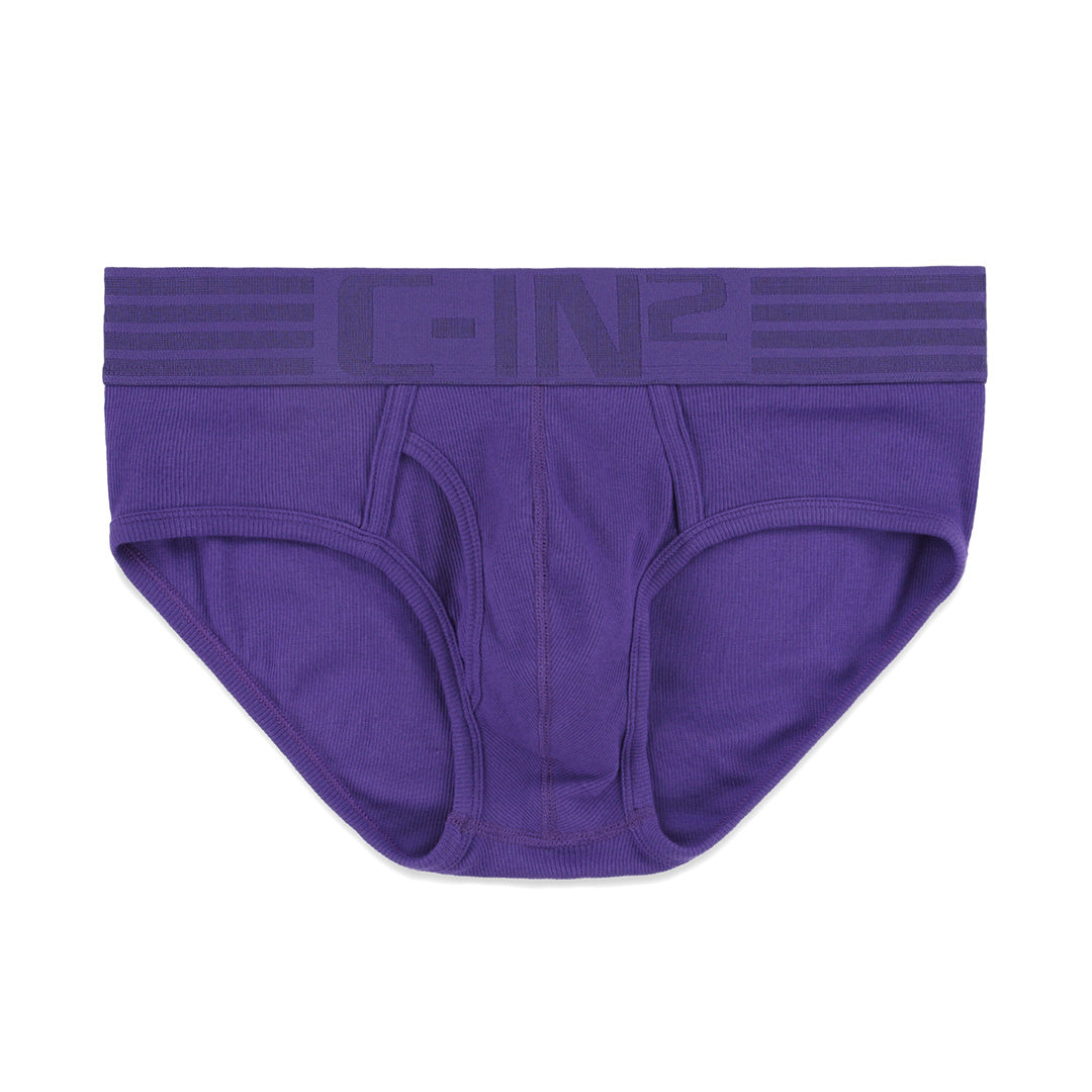 Hard//Core Fly Front Brief Paxton Purple – C-IN2 New York