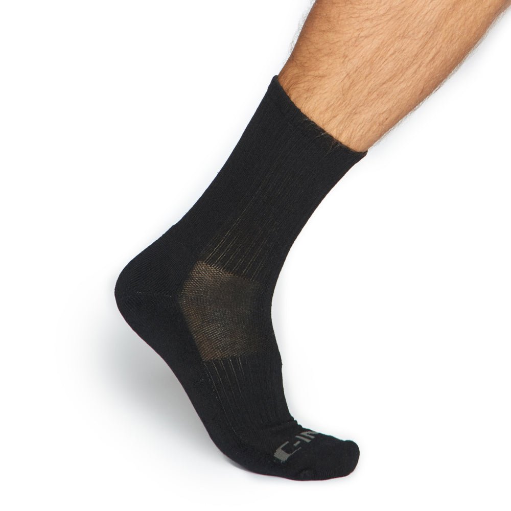 Core Crew Socks 3 Pack Black - C - IN2 New York