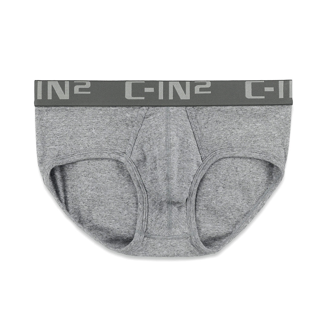 Core Mid Rise Brief Grey Heather - C - IN2 New York