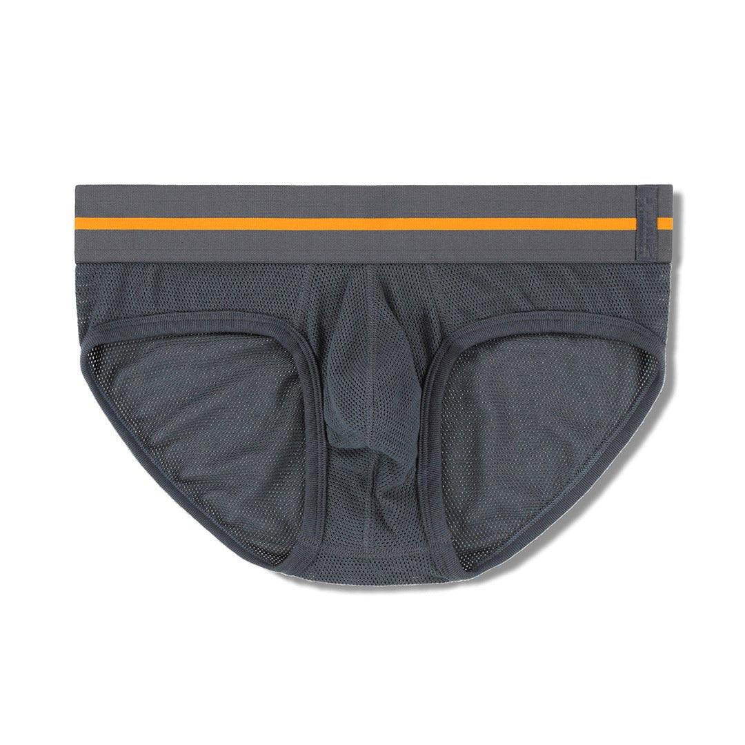 Scrimmage Low Rise Brief Channing Charcoal - C - IN2 New York