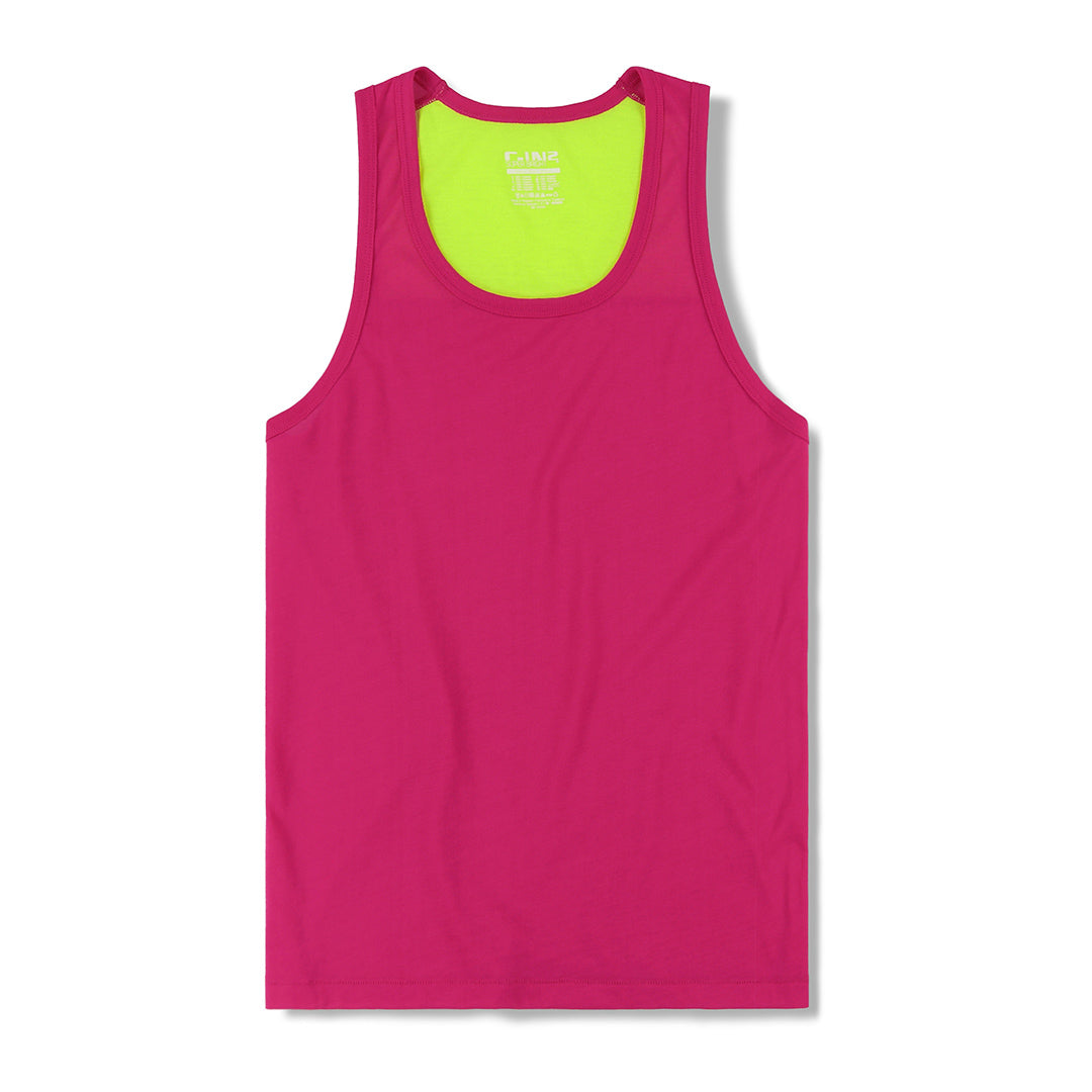 Super Bright Relaxed Tank Pacifico Pink