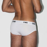 Premium Stretch 3-Pack Mid Rise Brief White