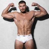 Premium Stretch 3-Pack Mid Rise Brief White
