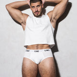 Premium Stretch 3-Pack Mid Rise Brief White