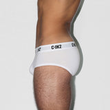 Premium Stretch 3-Pack Mid Rise Brief White