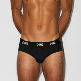 Premium Stretch 3-Pack Low Rise Brief Black