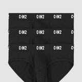Premium Stretch 3-Pack Low Rise Brief Black