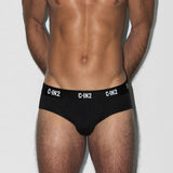Premium Stretch 3-Pack Low Rise Brief Black