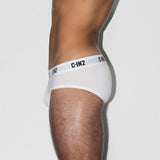 Premium Stretch 3-Pack Low Rise Brief White