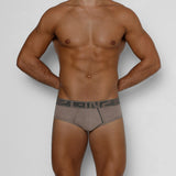 Hand Me Down Mid Rise Brief Sable Taupe