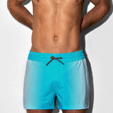 Swim Shorts Super Bright Halftone Neon Blue