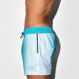 Swim Shorts Super Bright Halftone Neon Blue