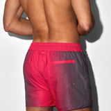 Swim Shorts Super Bright Halftone Neon Red