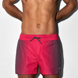 Swim Shorts Super Bright Halftone Neon Red