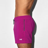 Swim Shorts Solid Raspberry Pink