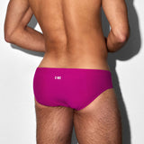 Swim Brief Solid Raspberry Pink