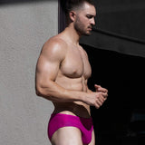 Swim Brief Solid Raspberry Pink