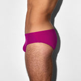 Swim Brief Solid Raspberry Pink