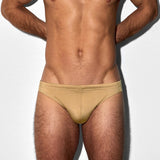 Swim Tanga Solid Champagne Nude