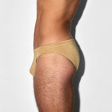Swim Tanga Solid Champagne Nude