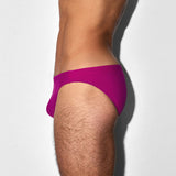 Swim Tanga Solid Raspberry Pink