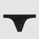 Swim Thong Solid Black