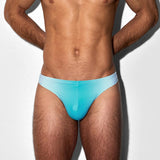 Swim Thong Super Bright Halftone Neon Blue