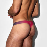 Swim Thong Super Bright Halftone Neon Red