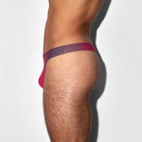 Swim Thong Super Bright Halftone Neon Red