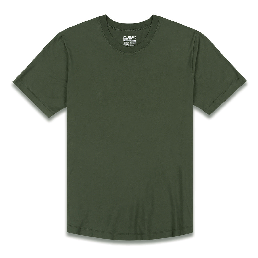 Perfect Pima Relaxed Crew Neck T-Shirt Gladwin Green – C-IN2 New York