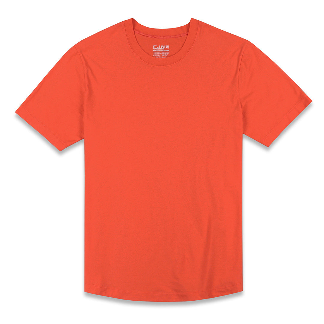 Perfect Pima Relaxed Crew Neck T-Shirt Rylee Red