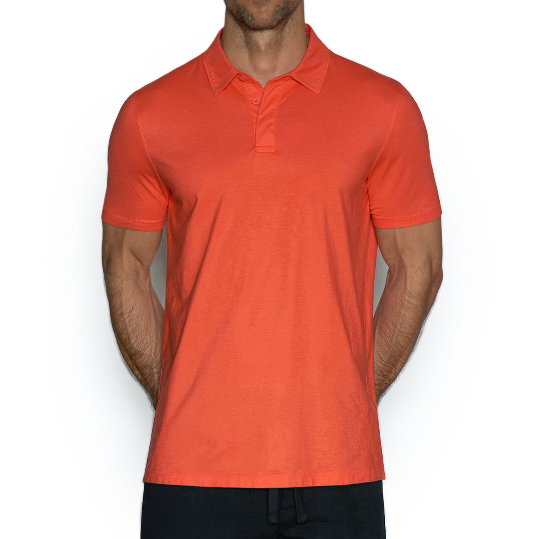 Perfect Pima Relaxed Polo Rylee Red – C-IN2 New York