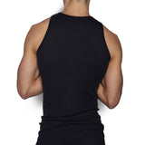 Layers Classic Ribbed Fitted Tank Black